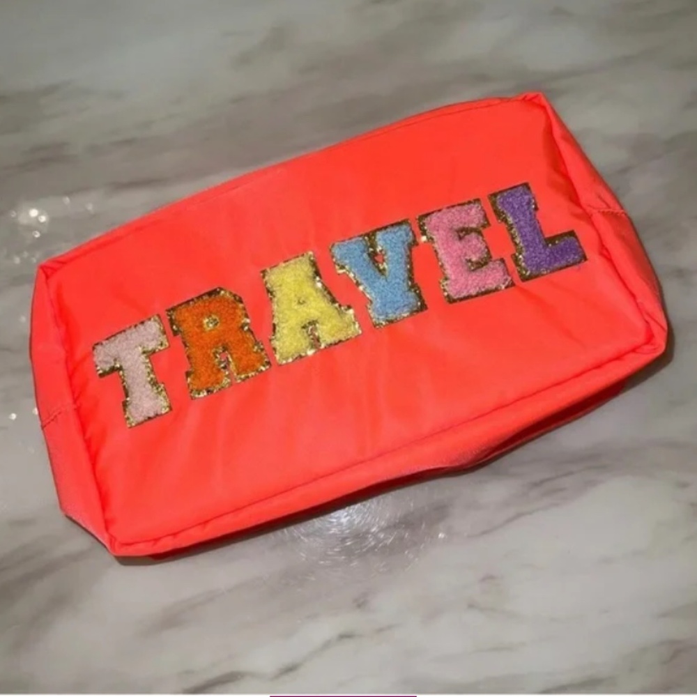 Orange TRAVEL Var. Letter Bag